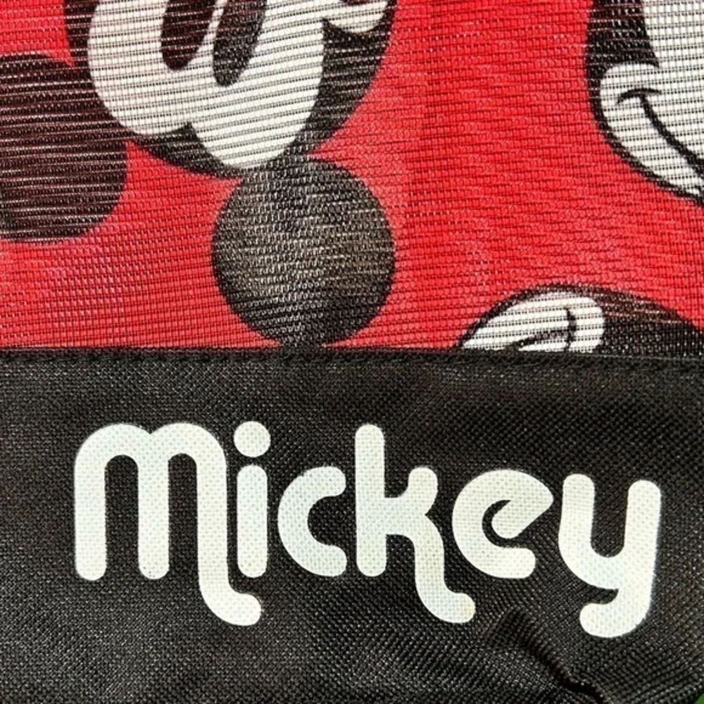 Disney Mickey Mouse Women's‎ Mesh Shoulder Tote Bag Black/Red One Size